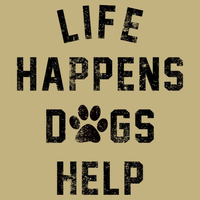 Life Happens Dogs Help Cooling Performance Crew T-Shirt