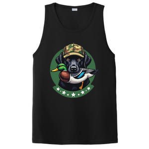 Labrador Hunting Dog With Duck Waterfowl AmericaS Duck Dog PosiCharge Competitor Tank