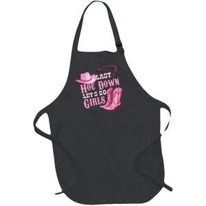 Last Hoe Down Bachelorette Western Style Full-Length Apron With Pockets