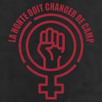 La Honte Doit Changer De Camp Feminist Gisele Pelicot Quote 7 Panel Mesh Trucker Snapback Hat
