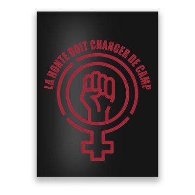 La Honte Doit Changer De Camp Feminist Gisele Pelicot Quote Poster