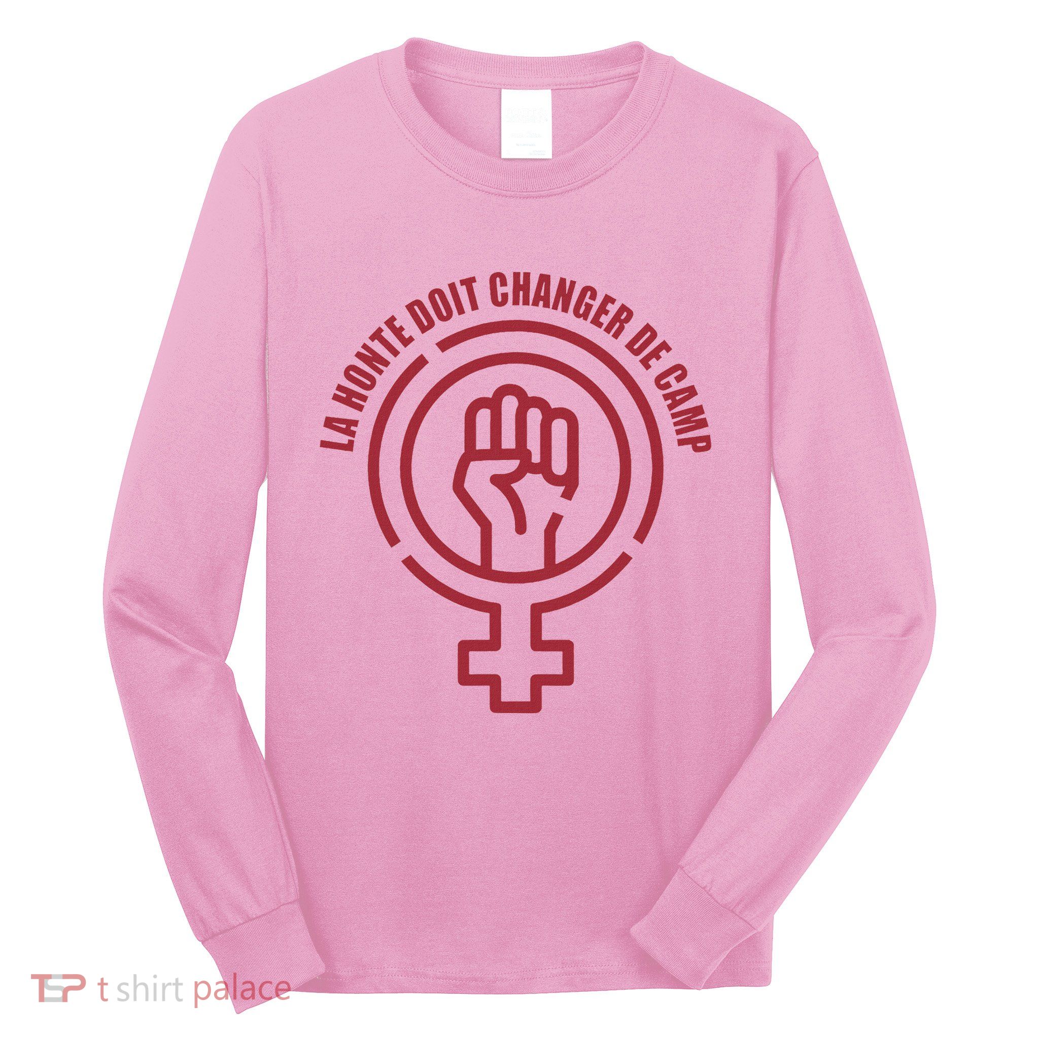 La Honte Doit Changer De Camp Feminist Gisele Pelicot Long Sleeve Shirt