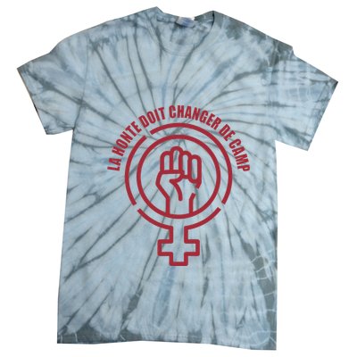 La Honte Doit Changer De Camp Feminist Gisele Pelicot Tie-Dye T-Shirt