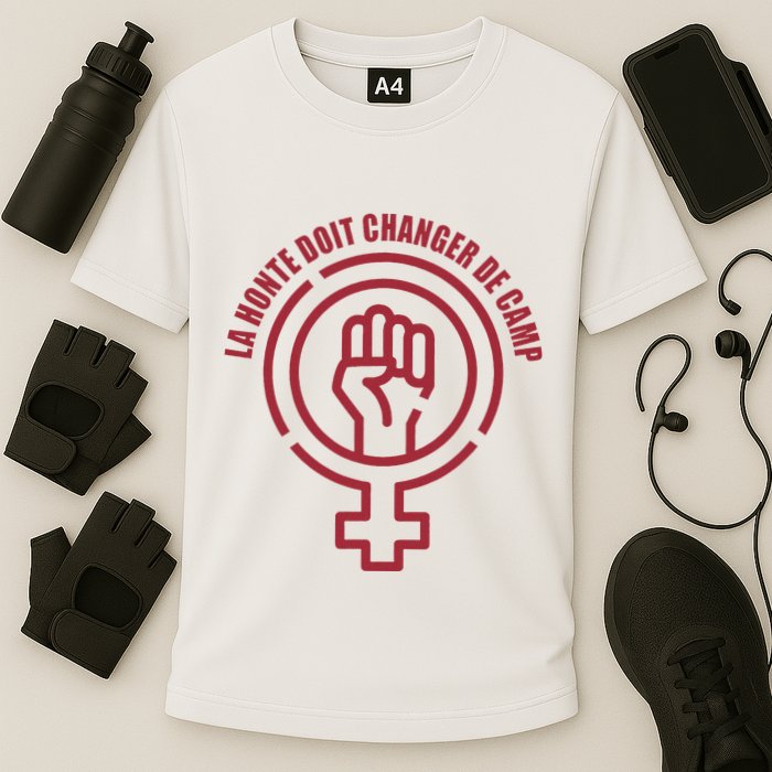 La Honte Doit Changer De Camp Feminist Gisele Pelicot Cooling Performance Crew T-Shirt