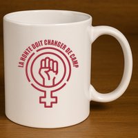 La Honte Doit Changer De Camp Feminist Gisele Pelicot 11oz C Handle Ceramic Mug