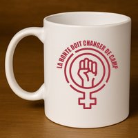 La Honte Doit Changer De Camp Feminist Gisele Pelicot 11oz C Handle Ceramic Mug