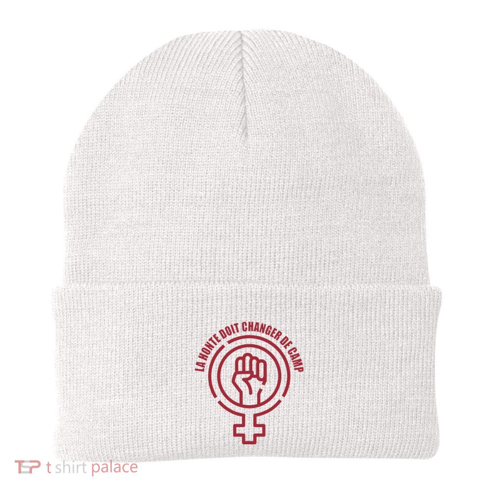 La Honte Doit Changer De Camp Feminist Gisele Pelicot Beanie