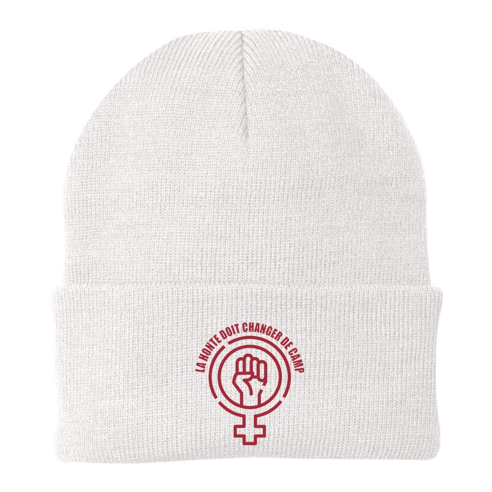 La Honte Doit Changer De Camp Feminist Gisele Pelicot Beanie