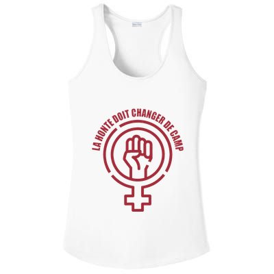 La Honte Doit Changer De Camp Feminist Gisele Pelicot Ladies PosiCharge Competitor Racerback Tank