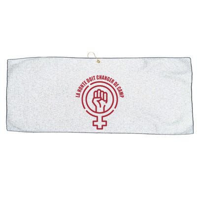 La Honte Doit Changer De Camp Feminist Gisele Pelicot Large Microfiber Waffle Golf Towel