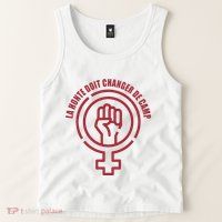 La Honte Doit Changer De Camp Feminist Gisele Pelicot Tank Top