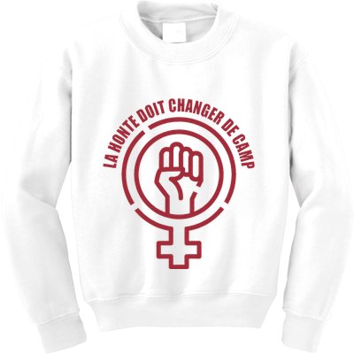 La Honte Doit Changer De Camp Feminist Gisele Pelicot Kids Sweatshirt