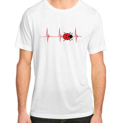 Ladybug Heartbeat EKG Pulse Insects Bugs Entomology Adult ChromaSoft Performance T-Shirt