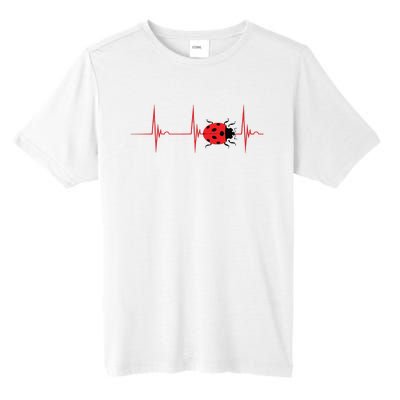 Ladybug Heartbeat EKG Pulse Insects Bugs Entomology Tall Fusion ChromaSoft Performance T-Shirt