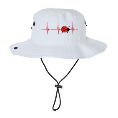 Ladybug Heartbeat EKG Pulse Insects Bugs Entomology Legacy Cool Fit Booney Bucket Hat