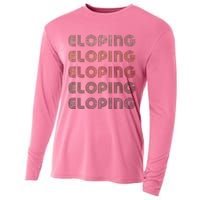 Love Heart Eloping Grunge Cooling Performance Long Sleeve Crew