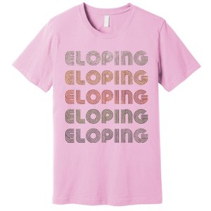 Love Heart Eloping Grunge Premium T-Shirt