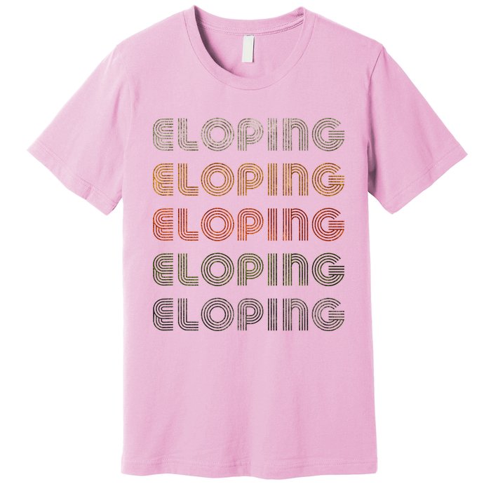 Love Heart Eloping Grunge Premium T-Shirt