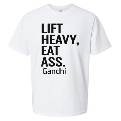 Life Heavy Eat Ass Gandhi Sueded Cloud Jersey T-Shirt