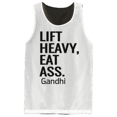 Life Heavy Eat Ass Gandhi Mesh Reversible Basketball Jersey Tank