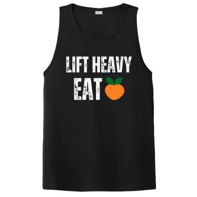 Lift Heavy Eat Ass Funny Adult Humor Workout Fitness Gym PosiCharge Competitor Tank