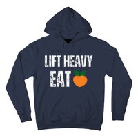 Lift Heavy Eat Ass Funny Adult Humor Workout Fitness Gym Hoodie