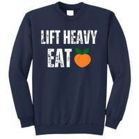 Lift Heavy Eat Ass Funny Adult Humor Workout Fitness Gym Sweatshirt