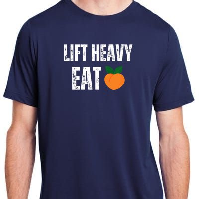 Lift Heavy Eat Ass Funny Adult Humor Workout Fitness Gym Adult ChromaSoft Performance T-Shirt