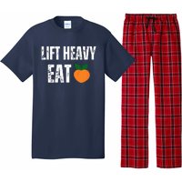 Lift Heavy Eat Ass Funny Adult Humor Workout Fitness Gym Pajama Set