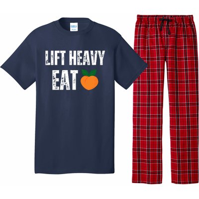 Lift Heavy Eat Ass Funny Adult Humor Workout Fitness Gym Pajama Set