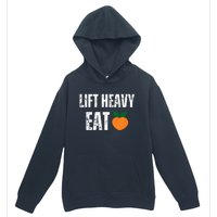 Lift Heavy Eat Ass Funny Adult Humor Workout Fitness Gym Urban Pullover Hoodie