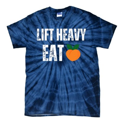 Lift Heavy Eat Ass Funny Adult Humor Workout Fitness Gym Tie-Dye T-Shirt