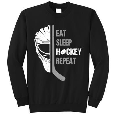 Lover Hockey Eat Sleep Hockey Repeat Christmas For Teen Sweatshirt