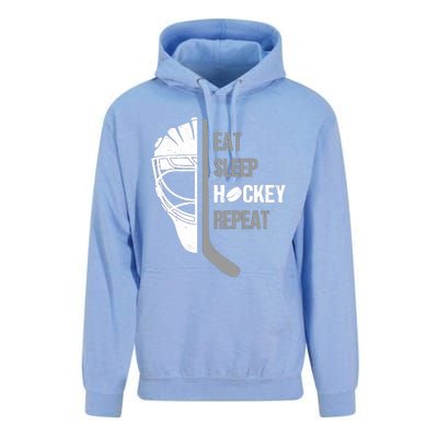 Lover Hockey Eat Sleep Hockey Repeat Christmas For Teen Unisex Surf Hoodie