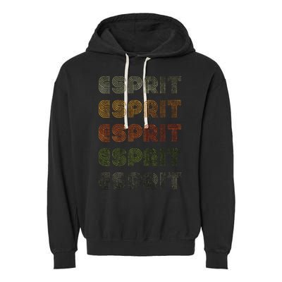 Love Heart Esprit Grunge Vintage Style Black Esprit Garment-Dyed Fleece Hoodie