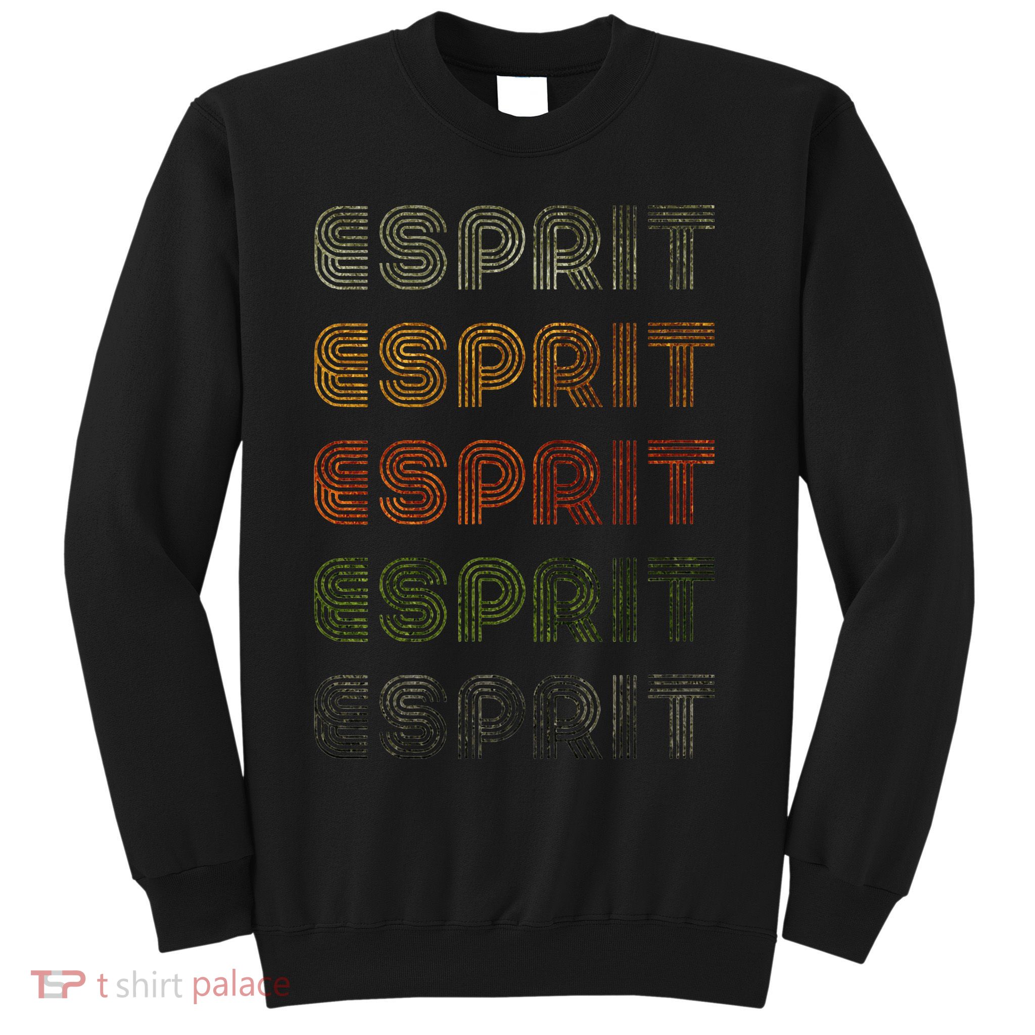 Love Heart Esprit Grunge Vintage Style Black Esprit Sweatshirt