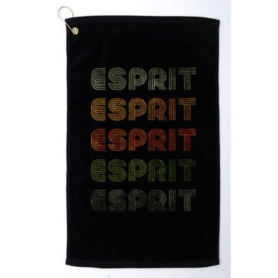 Love Heart Esprit Grunge Vintage Style Black Esprit Platinum Collection Golf Towel