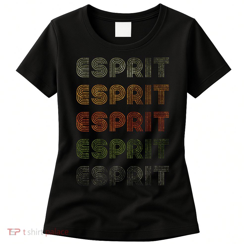 Love Heart Esprit Grunge Vintage Style Black Esprit Womens T-Shirt