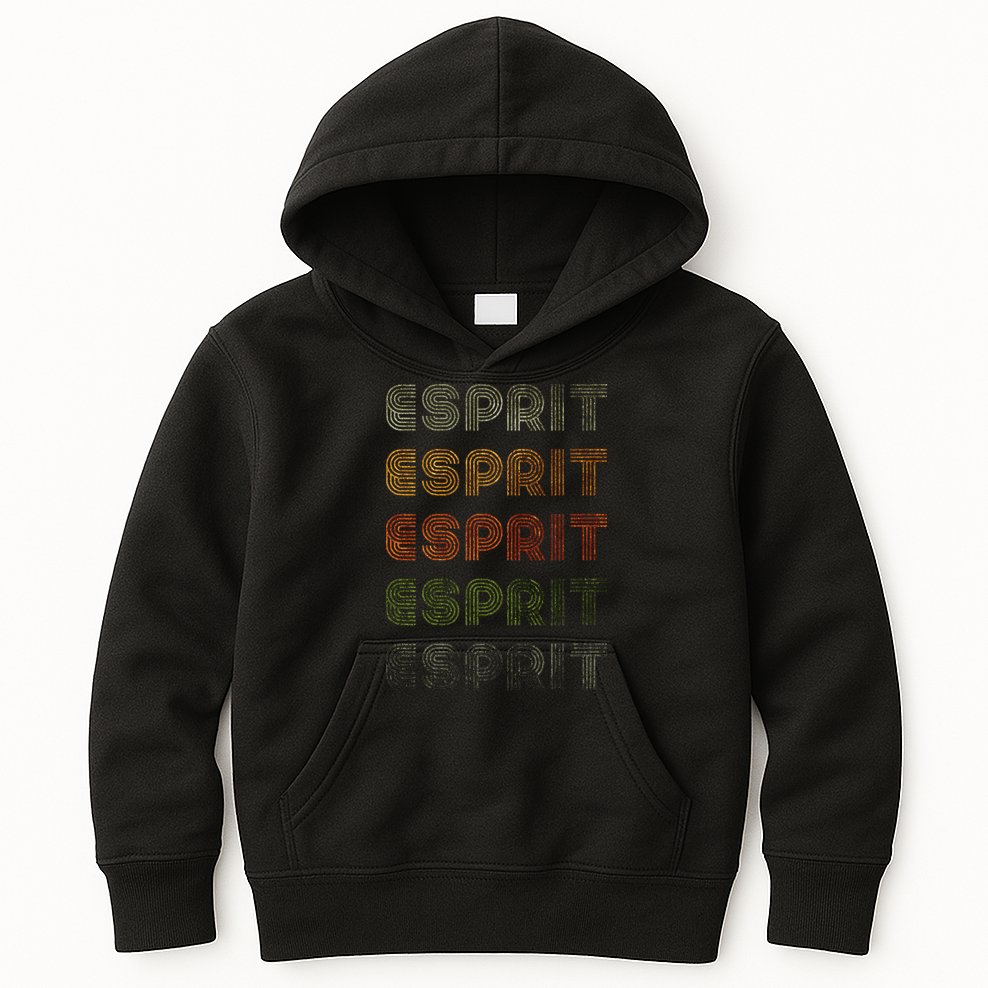 Love Heart Esprit Grunge Vintage Style Black Esprit Kids Hoodie