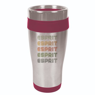 Love Heart Esprit Grunge Vintage Style Black Esprit 16oz Travel Tumbler