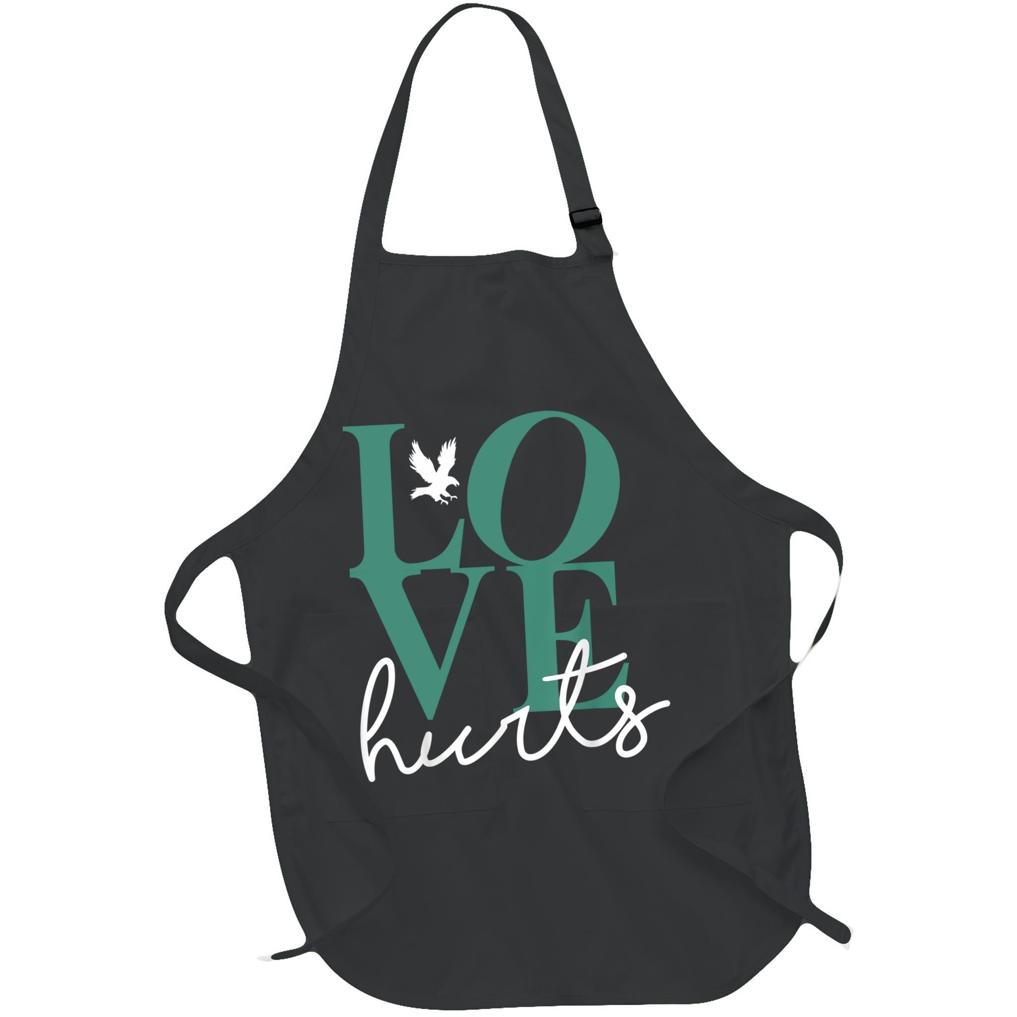 Love Hurts Eagle Retro Apron