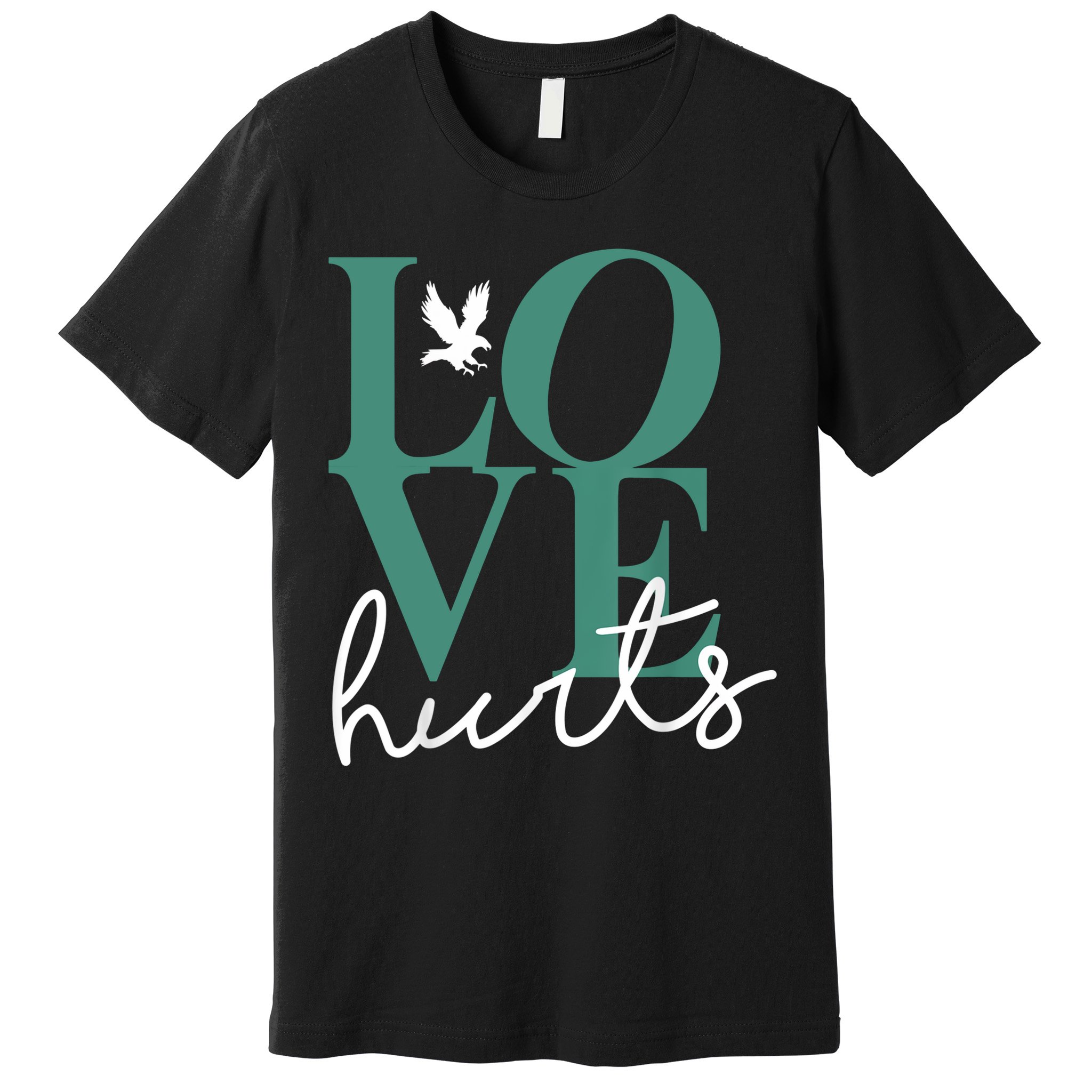 Love Hurts Eagle Retro Premium T-Shirt