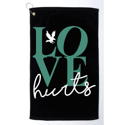 Love Hurts Eagle Retro Golf Towel