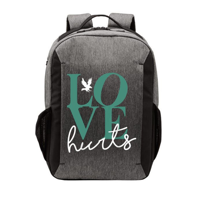 Love Hurts Eagle Retro Vector Backpack