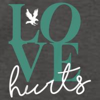 Love Hurts Eagle Retro Vector Backpack
