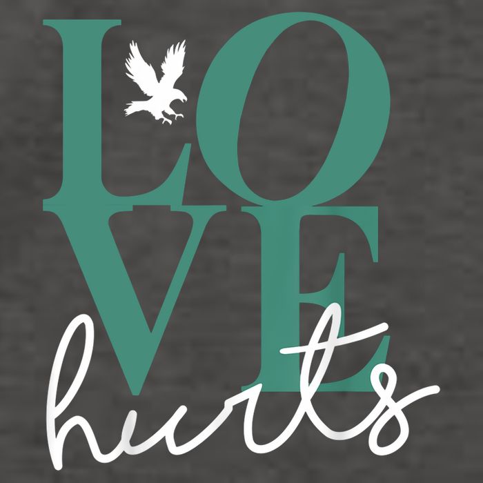 Love Hurts Eagle Retro Vector Backpack
