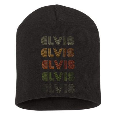 Love Heart Elvis Tee Grunge Vintage Style Black Elvis Short Acrylic Beanie