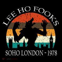 L.E.E H.O F.O.O.K.S Distressed Button