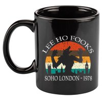 L.E.E H.O F.O.O.K.S Distressed 11oz C Handle Ceramic Mug