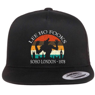 L.E.E H.O F.O.O.K.S Distressed Flatbill Hat